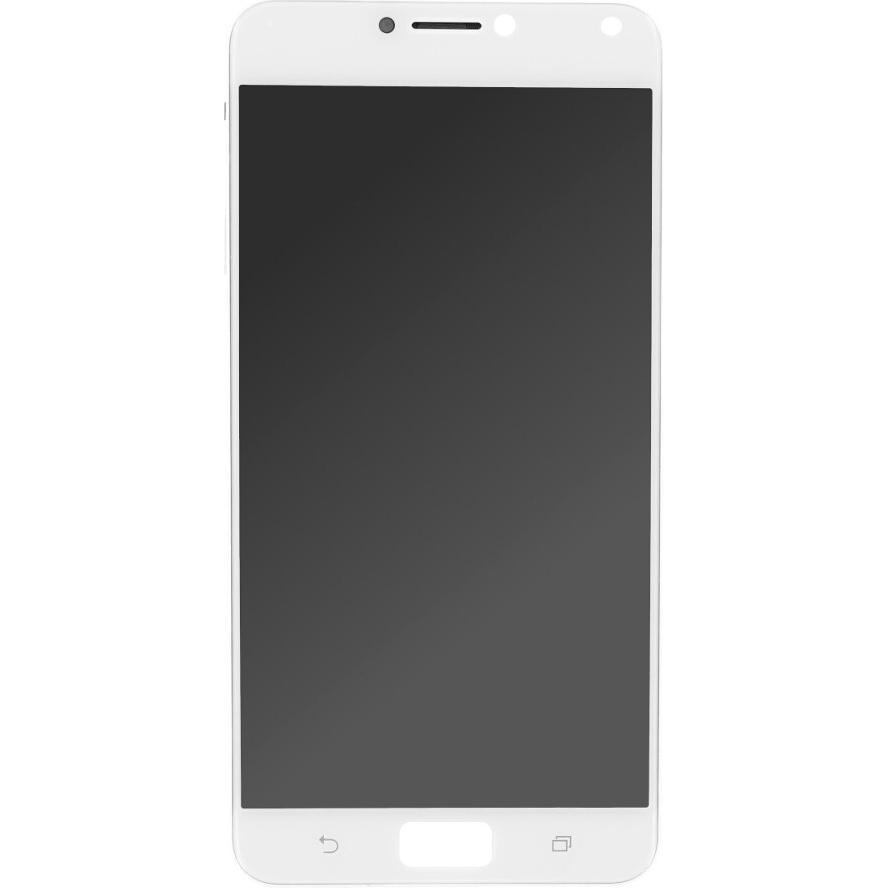 BlackBerry Asus Zenfone 4 Max ZC550KL LCD mit weissem Rahmen ohne Logo (Asus Zenfone 4 Max), Mobilgerät Ersatzteile, Wei...