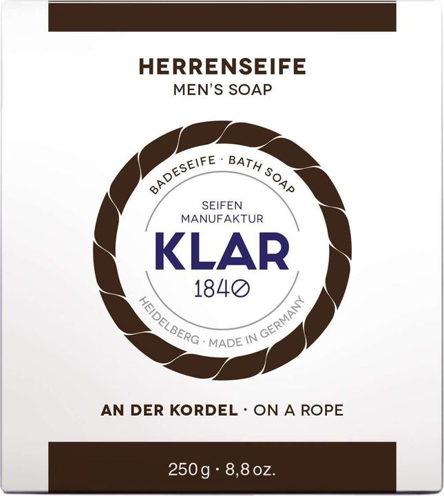 Actual product image Klar Bath soap men on the cord (Hard soap)