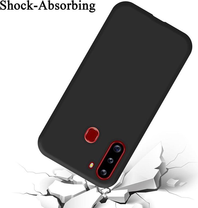 Actual product image Cadorabo TPU Liquid Silicone Case Cover (Samsung Galaxy A21)