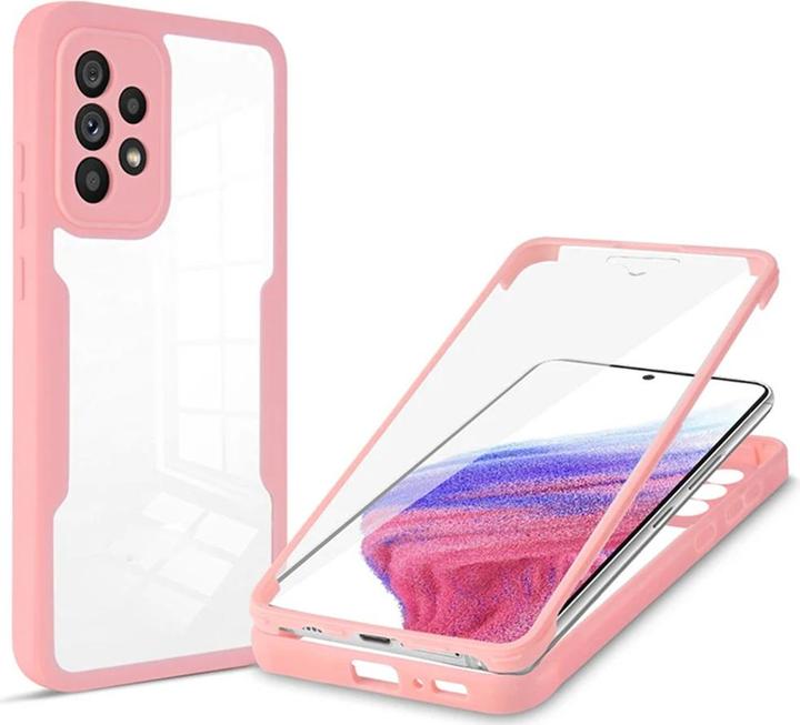 Actual product image Techsuit - ColorVerse 360 Series + Screen Protector - Samsung Galaxy A53 5G - Pink (Samsung Galaxy A53 5G)