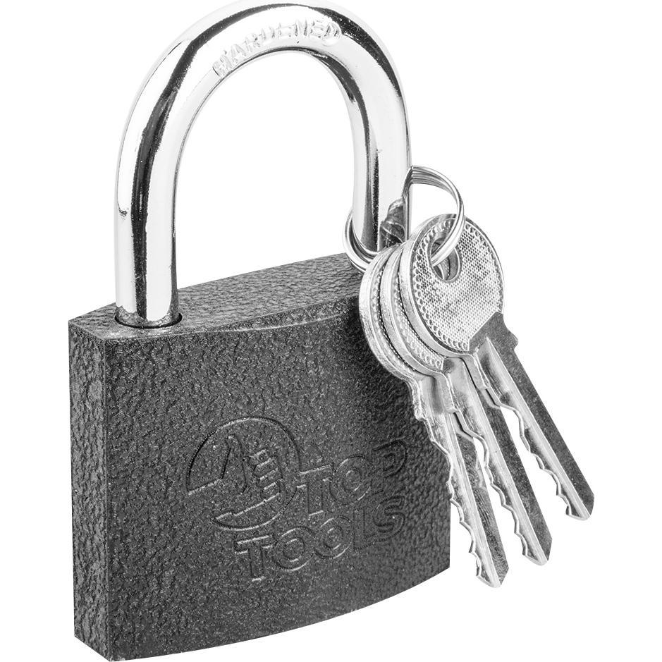 TOP 60-mm-Vorhängeschloss aus Gusseisen mit 2 Schlüsseln 90U303 (90U303)