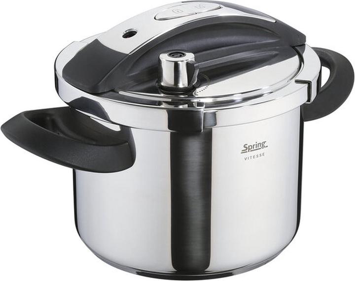Spring Vitesse pressure cooker (23.50 cm, Steam cooker, Stainless steel)