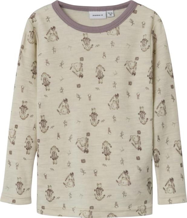 Produktbild Name it Merinowoll Oberteil mit langen Ärmeln (98)