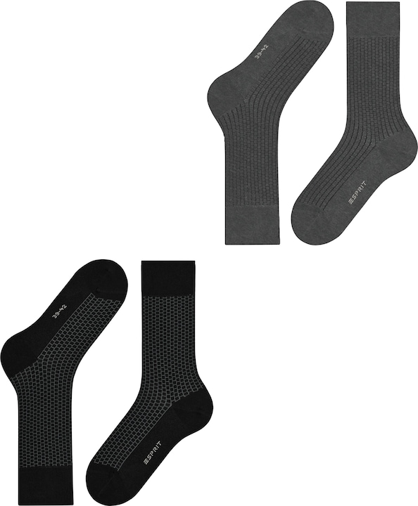 Produktbild Esprit Illusional Grid 2-Pack Herren (2er Pack, 39 - 42)
