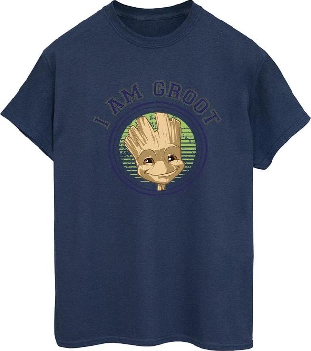 Actual product image Guardians of the Galaxy Womens/Ladies Groot Varsity Cotton Boyfriend T-Shirt (XXL)