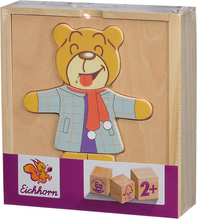 Actual product image Eichhorn Houten Puzzel Beer, 20st. (20 pieces)