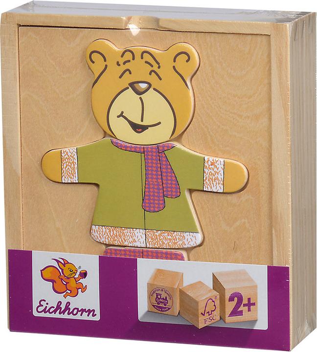 Actual product image Eichhorn Houten Puzzel Beer, 20st. (20 pieces)
