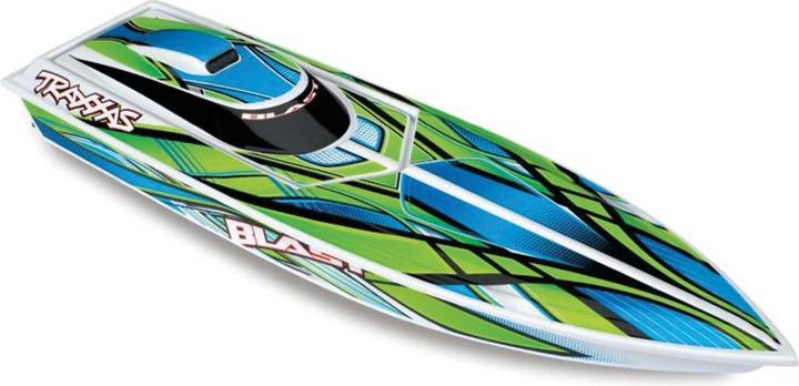 Traxxas BATEAU BLAST 603mm EP RTR GROEN TQ 2.4GHz w/USB-C Lader & Accu