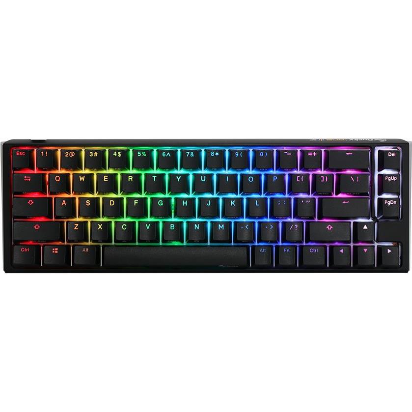 Thumbnail - Ducky One 3 Classic Black/White SF Gaming Tastatur, RGB LED - MX-Brown (DE, Kabelgebunden), Tastatur, Schwarz, Weiss