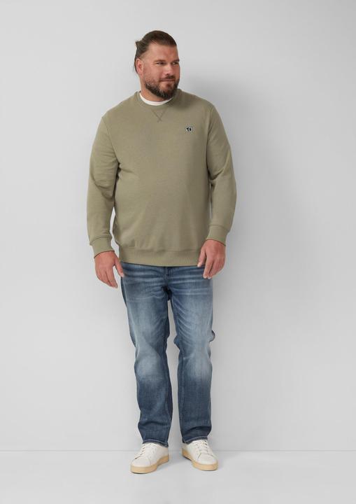 Produktbild s.Oliver Sweatshirt Sweatshirt aus Baumwollmix mit Crew Neck (3XL)