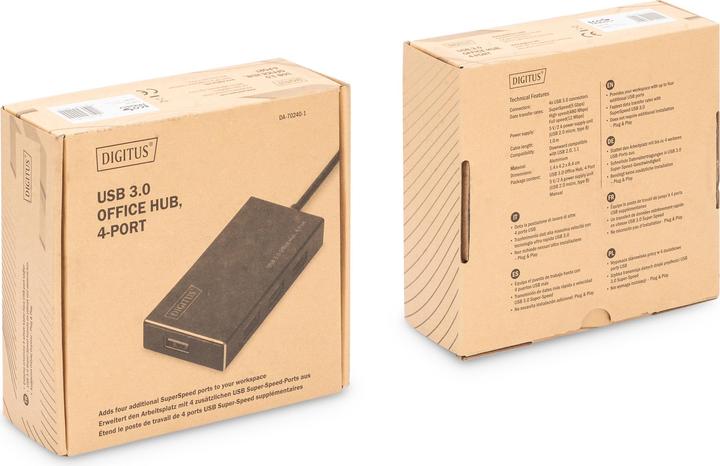 Actual product image Digitus Office Hub (USB-A, 4 ports)