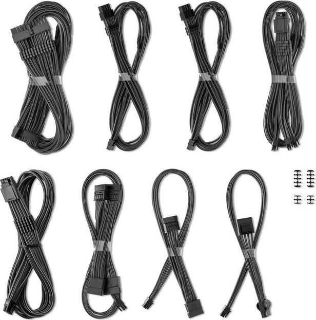 Produktbild CableMod C-Series Pro ModMesh Sleeved 12V-2x6 12VHPWR Dual StealthSense Cable Kit for Corsair RMi, R