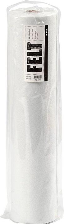 Actual product image Creativ Company Craft felt 180-200 g, white, 1 roll