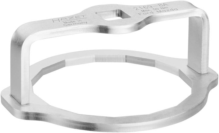 Produktbild HAZET Ölfilter-Schlüssel 2169-8A ∙ Vierkant12,5 mm (1/2 Zoll) ∙ Aussen 15-kant Profil ∙ 105 mm