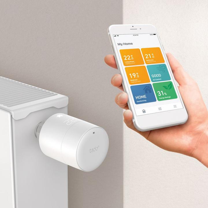 Immagine prodotto tado° Termostato radiatore intelligente - Quattro Pack