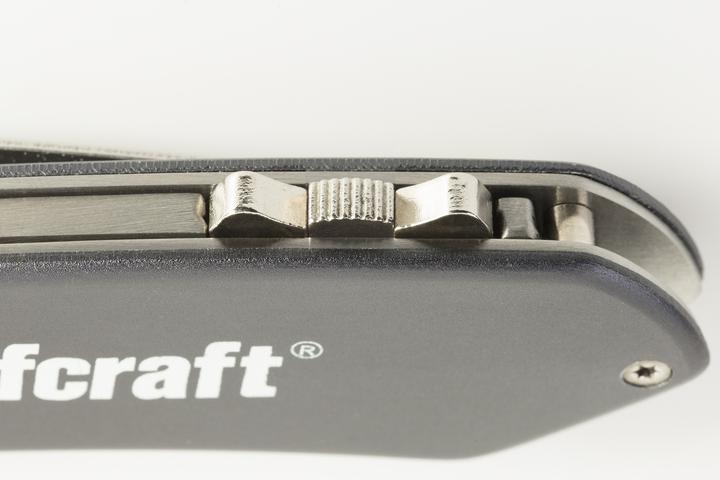Produktbild wolfcraft 1 Alu-Freizeitmesser, einziehbare Klinge (Cutter)