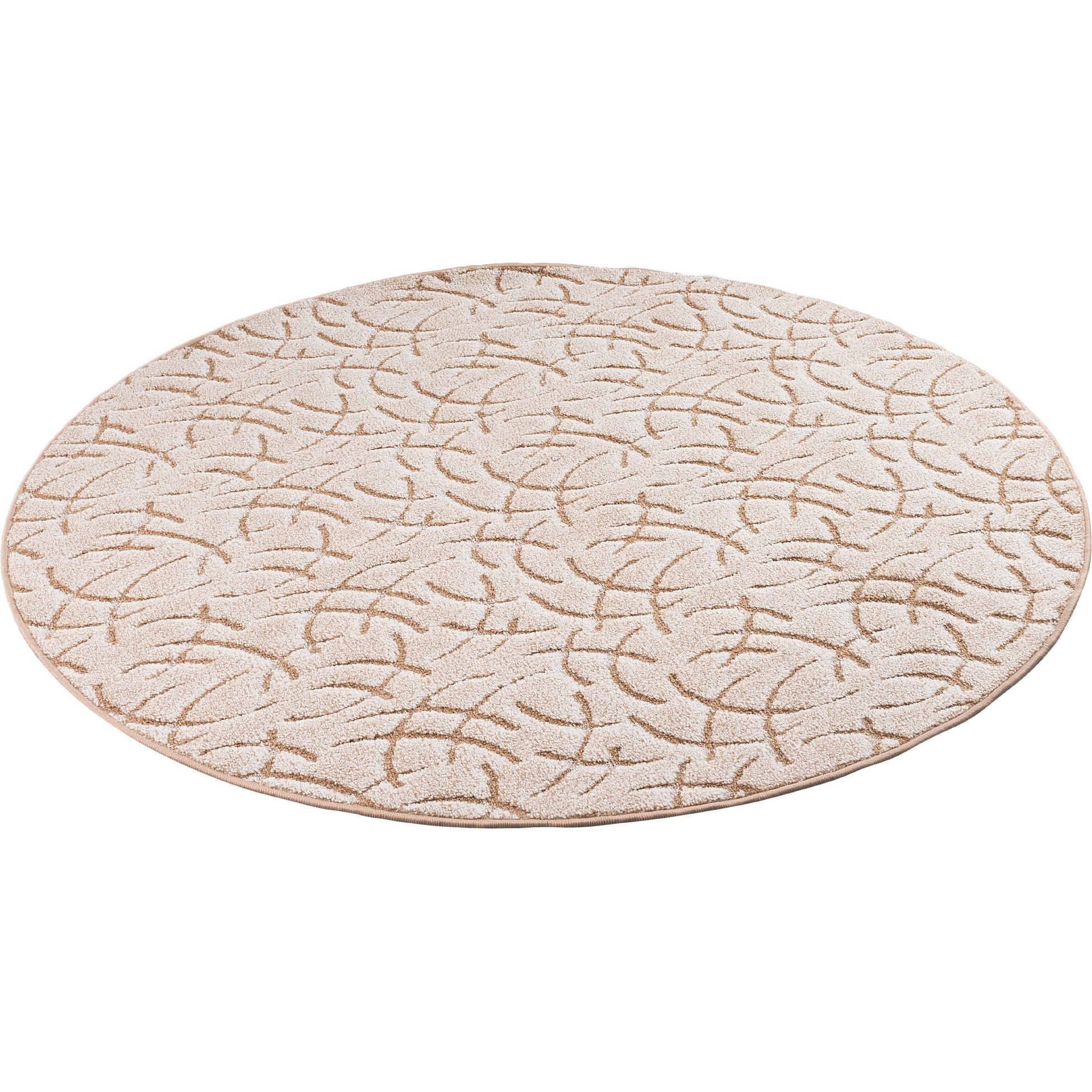 Snapstyle, Teppich, Konturenschnitt Hochflor Teppich Frieda Rund (100 x 100 cm)