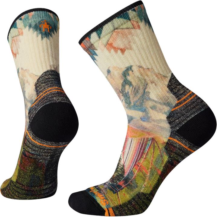 Actual product image Smartwool Performance Hike Light Mountain Print Socks (S)
