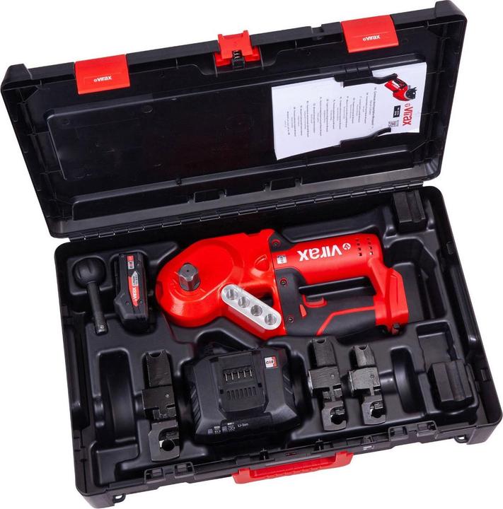 Produktbild Virax MINISTEM BIEGER 18V 12-15-18MM KOMPAKTES und LEICHTES 18V Biegegerät 4,9 kg / 1x 2,0 Ah Akku +