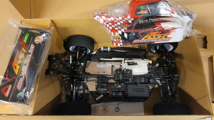 Produktbild Neidhart Occasion - Accel Buggy Nitro 1:8 Mit Sender radio (Ohne Motor) - MY00801