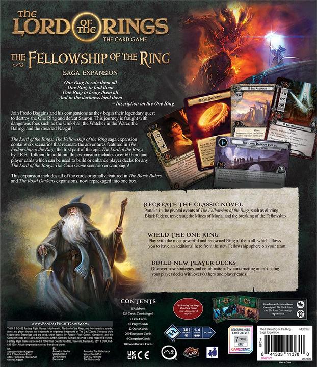 Produktbild FFG FFGD2842 - Der Herr der Ringe: Das Kartenspiel - Die Gefährten, ab 14 Jahren (DE-Erweiterung) (Deutsch, 1 - 4 Spieler)