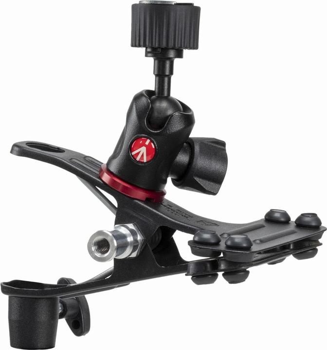 Immagine prodotto Manfrotto Morsetto a molla, morsetto universale scarpa fredda con testa a sfera e scarpa flash (Morsetto per stativo)