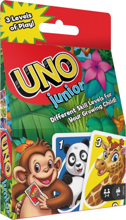 Actual product image Mattel Games Uno Junior (English, French, German, Italian, 2 - 4 Players)