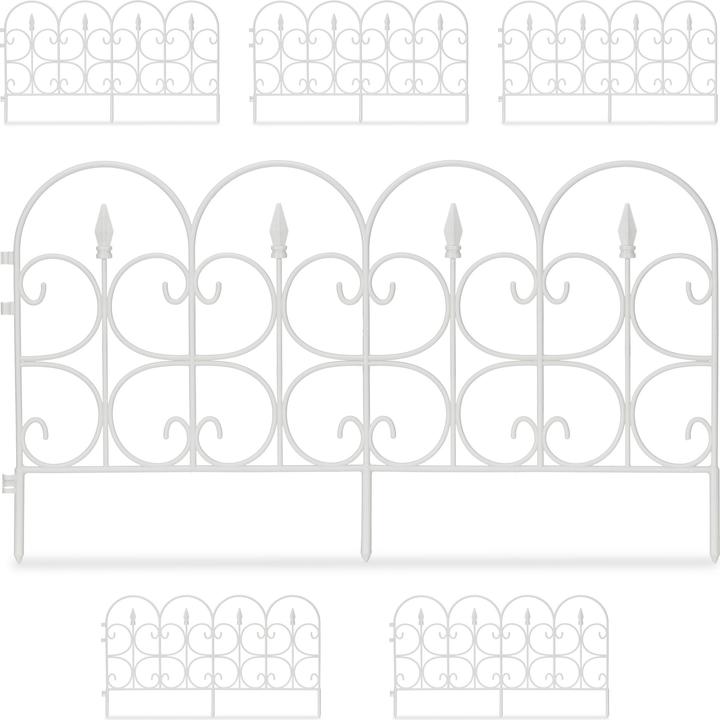 Image du produit Relaxdays Clôture de parterre, set (66 cm)