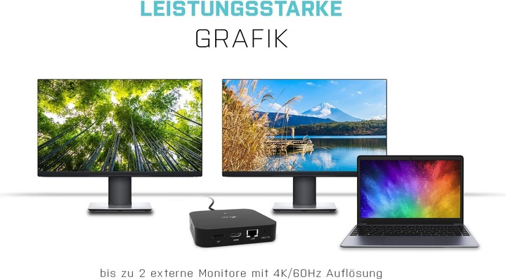 Produktbild i-tec C31HDMIDPDOCKPD100 (USB-C, 4 Ports)