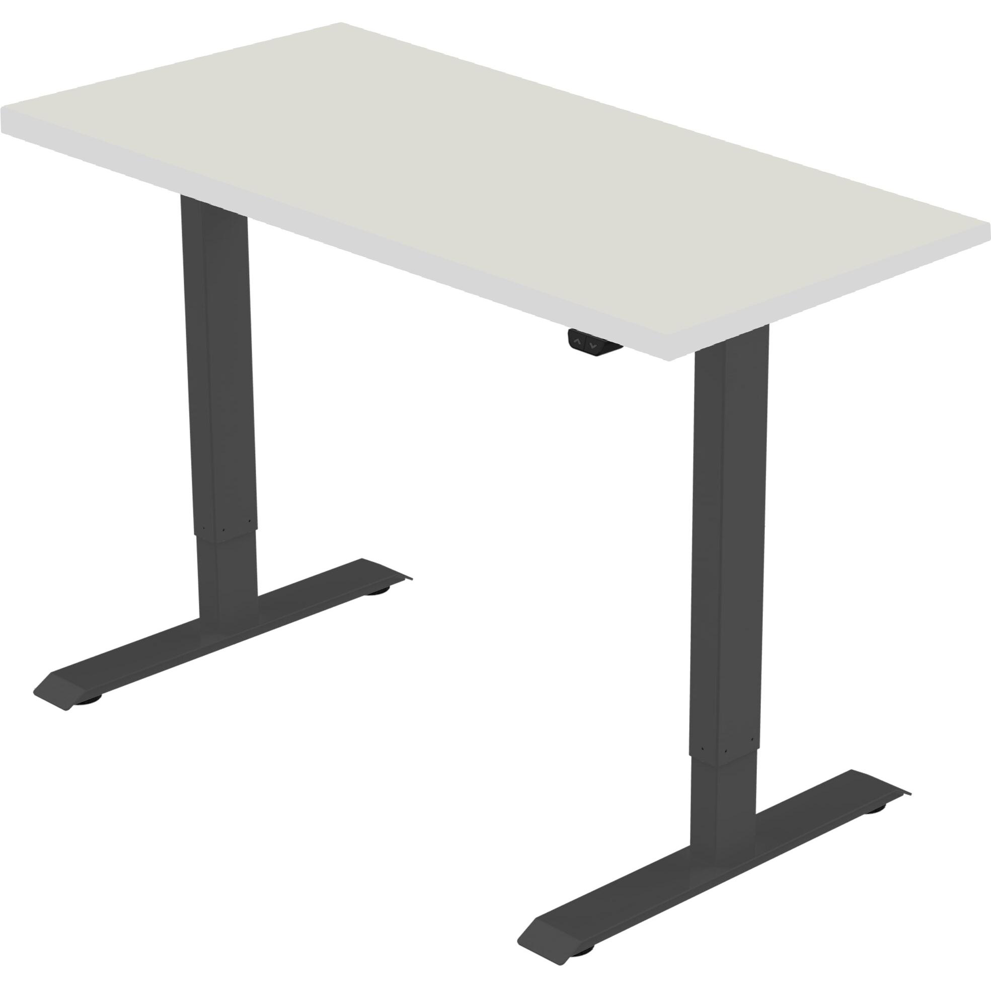 Celexon, Schreibtisch, elektrisch höhenverstellbarer Schreibtisch Economy eAdjust-71121 - schwarz, inkl. Tischplat