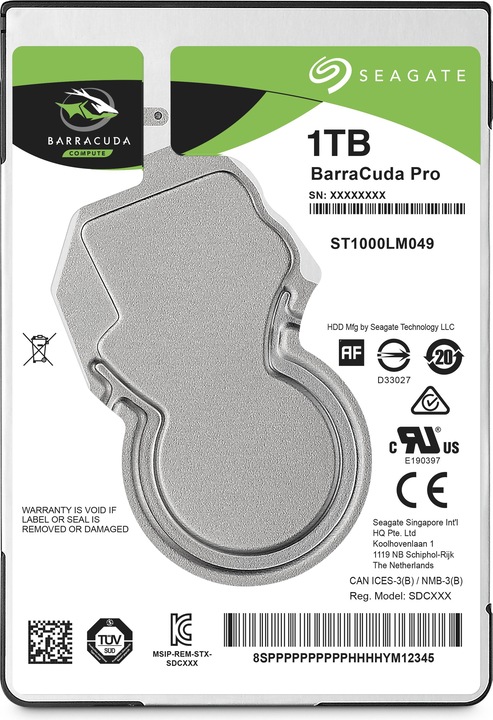Seagate BarraCuda Pro (1 TB, 2.5", SMR)