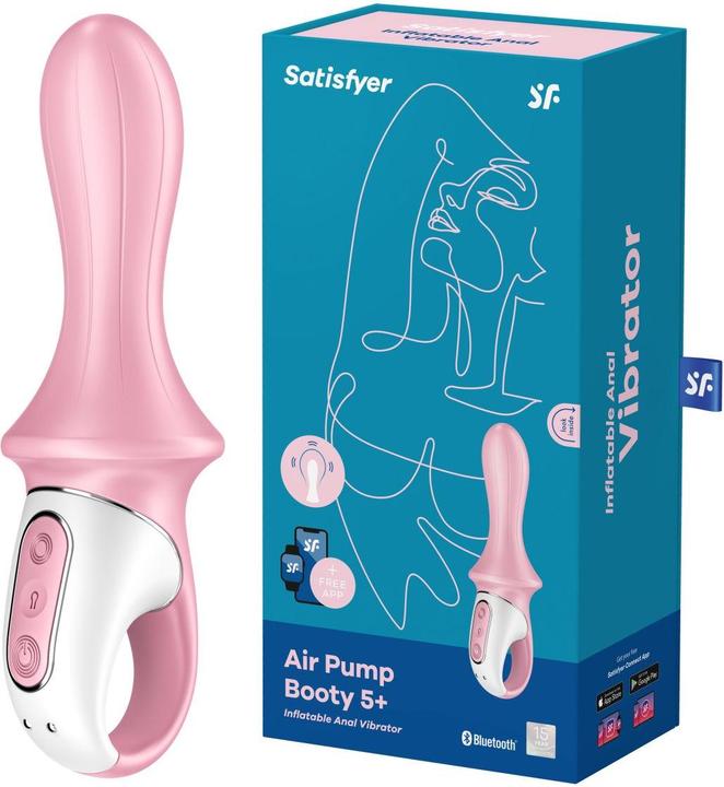 Produktbild Satisfyer Air Pump Booty 5 Connect App - Red