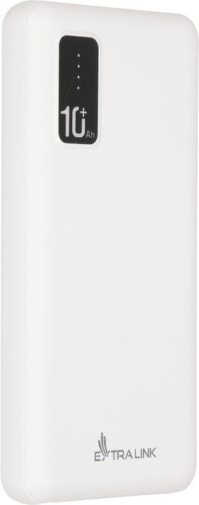 Actual product image Extralink EX.19638 power bank Lithium Polymer (LiPo) White (10000 mAh, 10 W, 37 Wh)