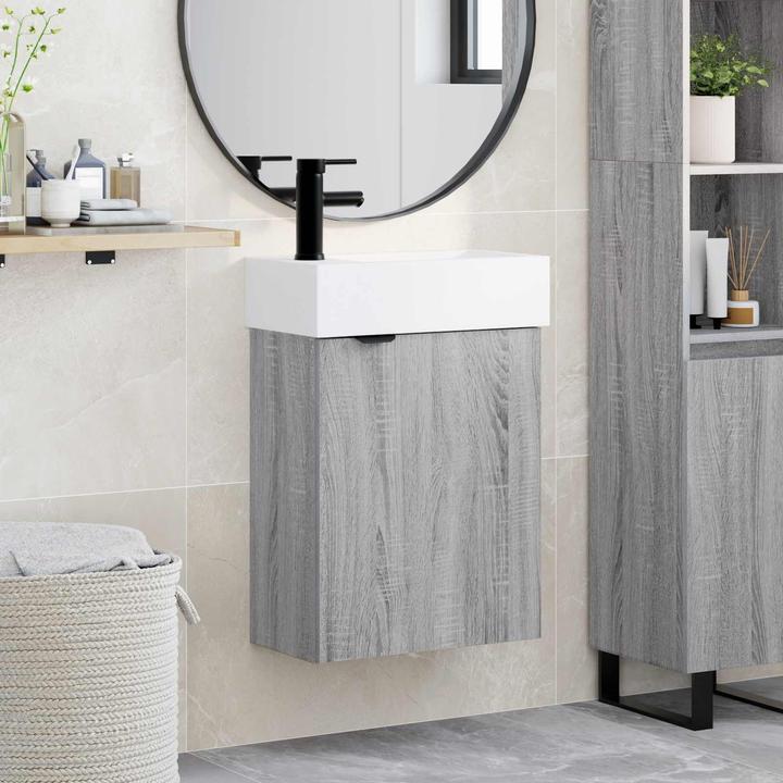 Produktbild vidaXL Badezimmerschrank (45.50 x 22.50 x 84 cm)