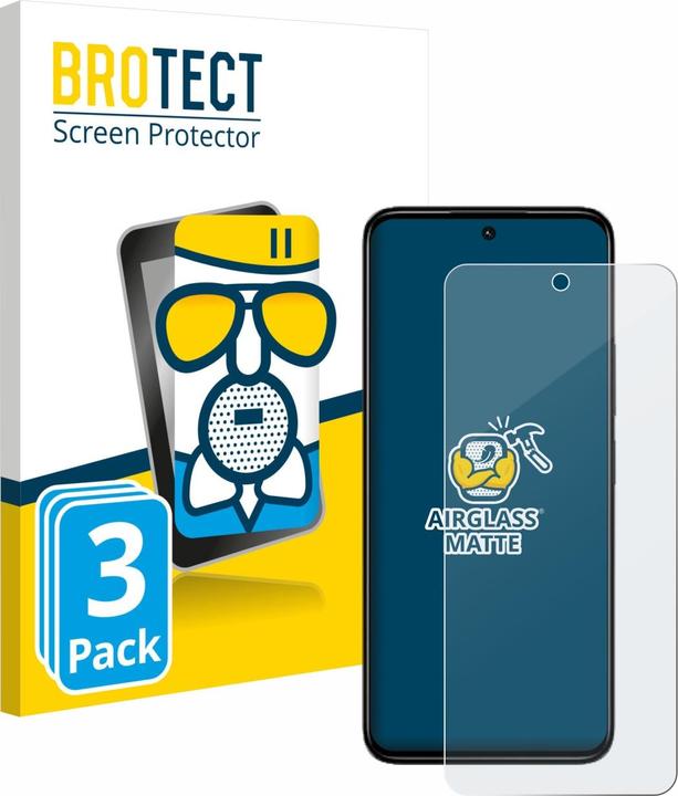 Produktbild BROTECT Schutzglas Schutzfolie Displayschutz Display Schutz Glas Folie matt (3 Stück, Xiaomi Redmi 13C 5G)