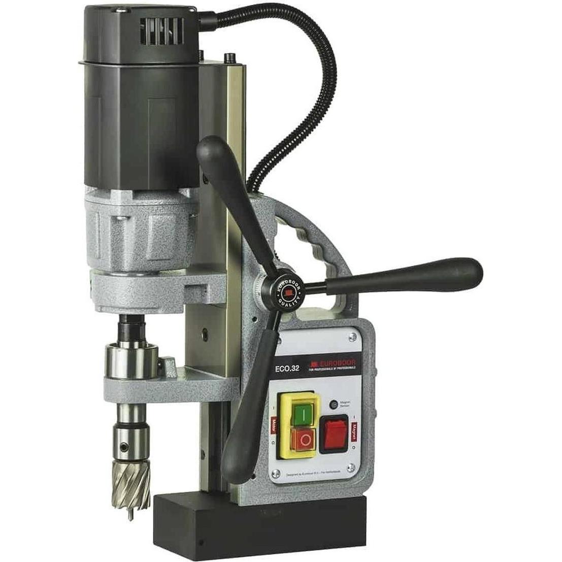 Euroboor, Tischbohrmaschine, ECO.32 Magnetischer Kernbohrer in Fall - 900W