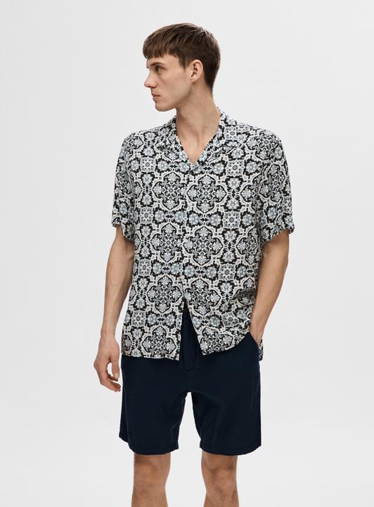 Produktbild Selected Gemustertes Kurzarmhemd (L)