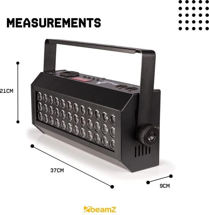 Produktbild BeamZ UV-Lampe Flood36UV (3 W, LED)