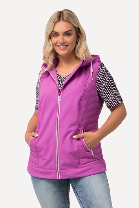 Image du produit Ulla Popken Gilet à capuche hybride HYPRAR, imperméable (46, 48)
