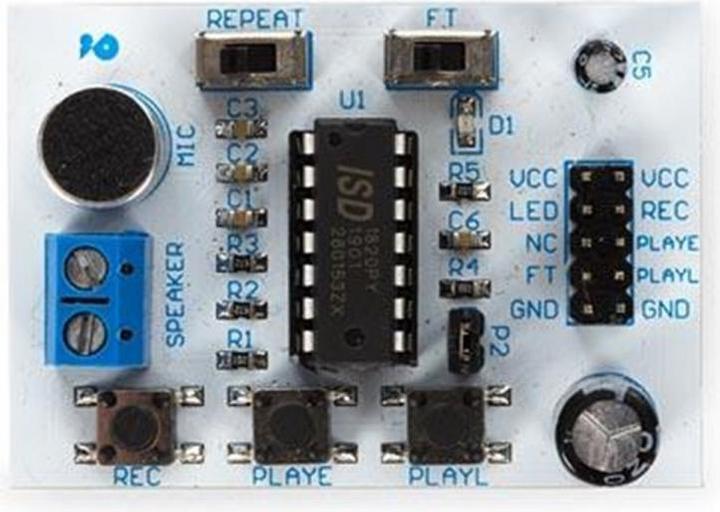 Immagine prodotto Whadda Modulo ISD1820 VOICE RECORD/PLAY