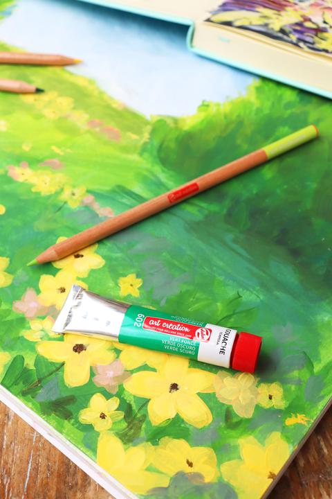 Produktbild Talens Gouachefarbenset (288 ml)