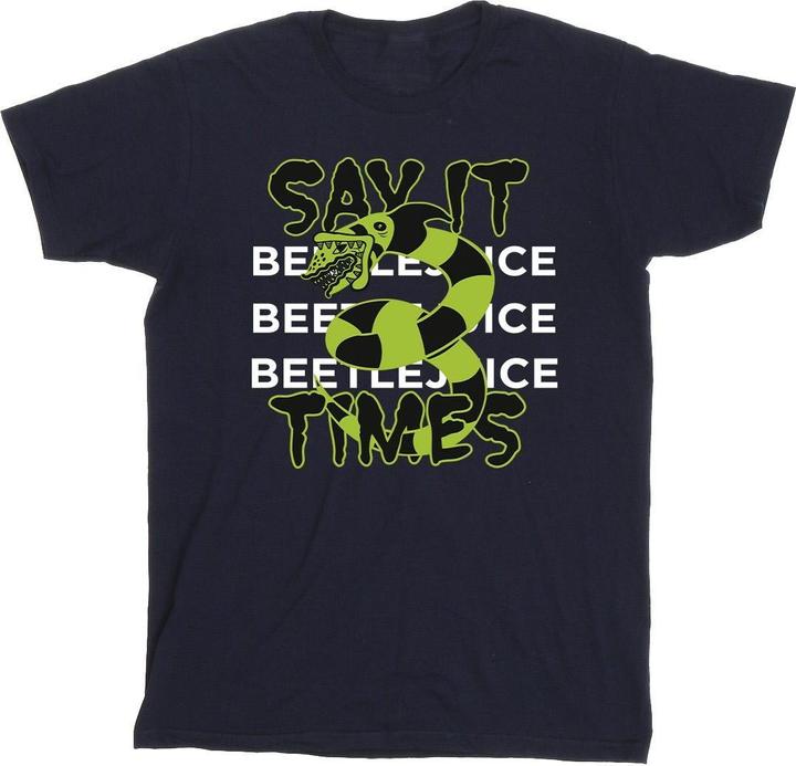 Produktbild Beetlejuice Say It 3 Times TShirt (4XL)