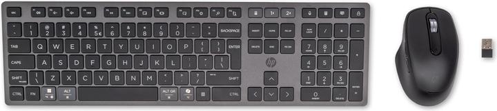 Produktbild HP 720 Kombo mit wiederaufladbarer kabelloser Tastatur und Maus für mehrere Geräte (Eng. Int., Kabelgebunden, Kabellos)
