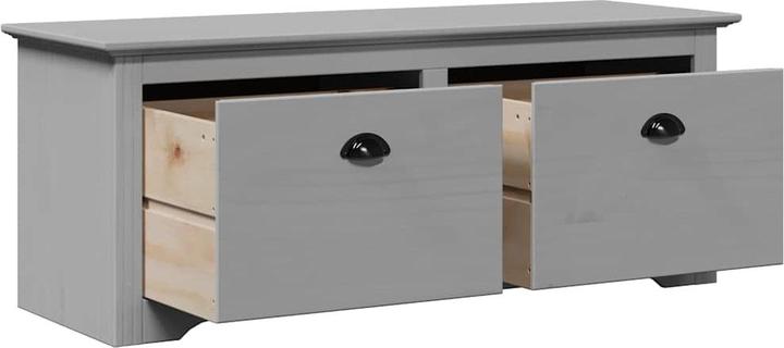 Produktbild vidaXL Flurbank BODO Grau 114x40x45 cm (114 cm)