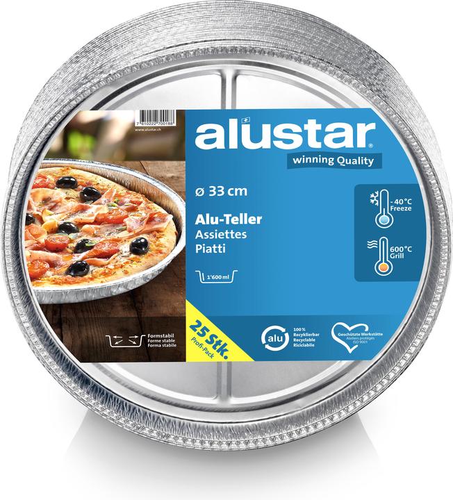 Image du produit Alustar Moule en aluminium rond Ø 33 cm / 1600 ml (33 cm)