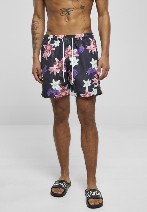 Actual product image Urban Classics Pattern Swim Shorts - 4984 (S)