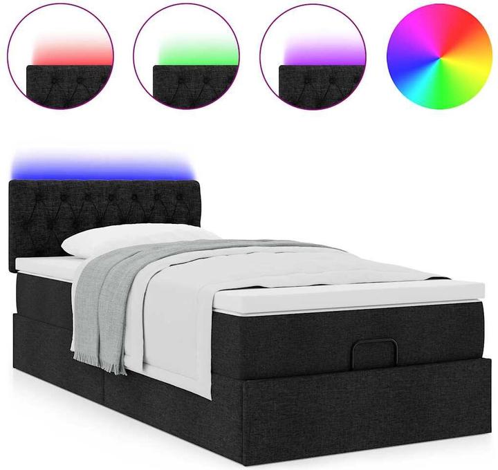 Produktbild vidaXL Ottoman-Bett (90 x 200 cm)