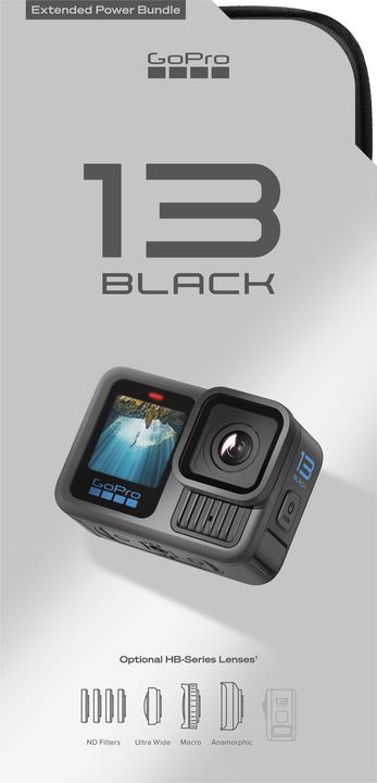 Actual product image GoPro Hero 13 Black Extended Power Bundle (30p, GPS, Bluetooth, Wi-Fi)