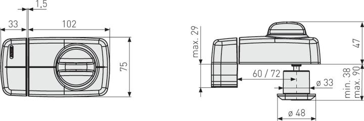 Image du produit Abus 7010 W EK