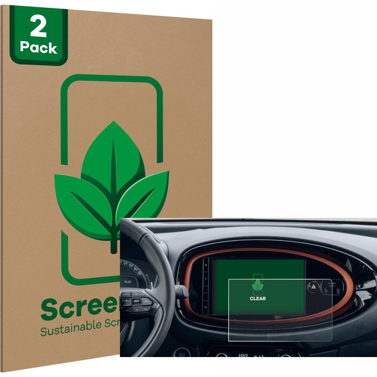 ScreenLeaf, Fahrzeug Navigation Zubehör, Schutzfolie nachhaltiger Displayschutz Displayschutzfolie Folie Klar Transparen...
